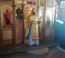 Божественная литургия в монастыре